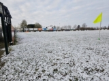 Sneeuwlaag bedekt sportpark 'Het Springer' (13/37)